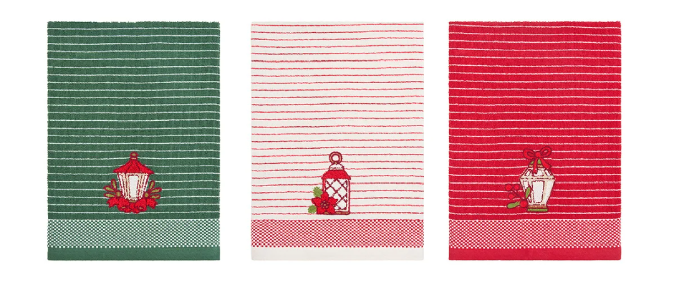 Tris strofinacci natalizi Vingi Benedetta Parodi