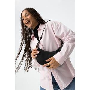 Camicia a righe rosa donna