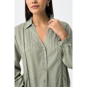 Camicia donna verde salvia