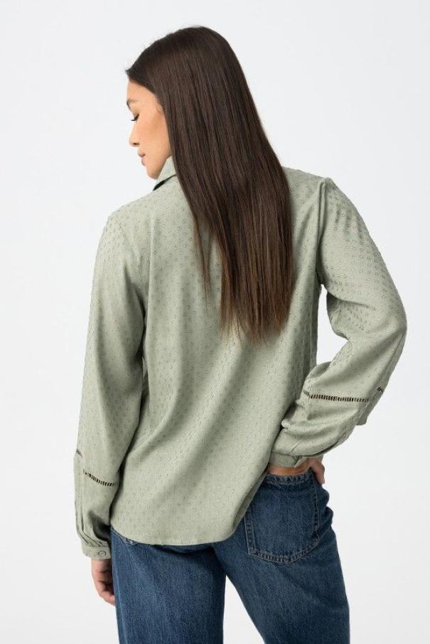 Camicia donna verde salvia Tiffosi