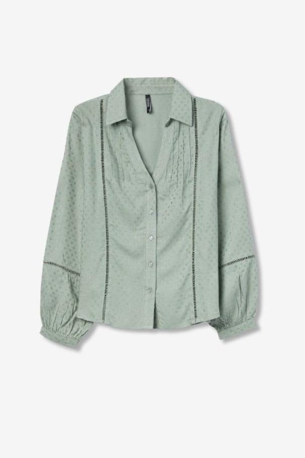 Camicia donna verde salvia Tiffosi