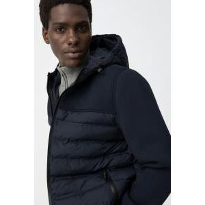 Giubbino trapuntato blu da uomo