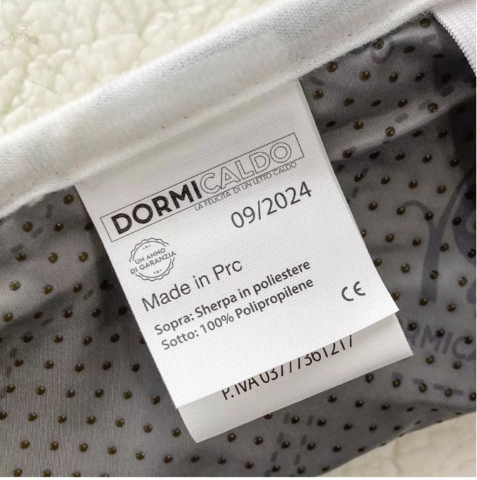 Scaldasonno matrimoniale 150x160 Bianco