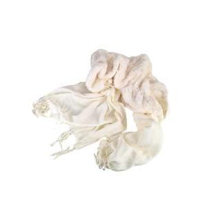 Sciarpa donna con ecopelliccia