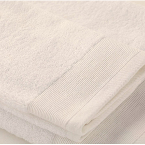 Coppia asciugamani in spugna di cotone