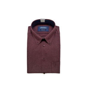 Camicia regular flanella leggera uomo