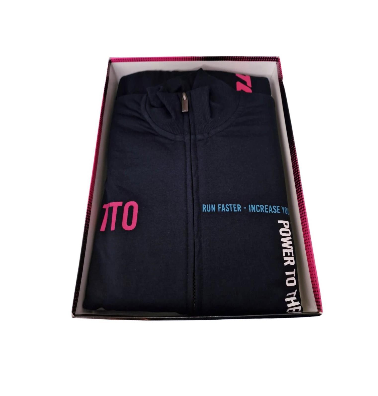 Tuta donna Lotto homewear caldo cotone Blu