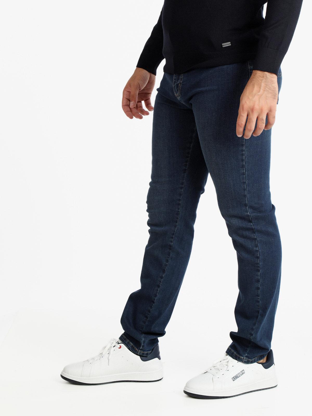 wampum jeans linea giovane sabbiato sus base scura blu - foto 2