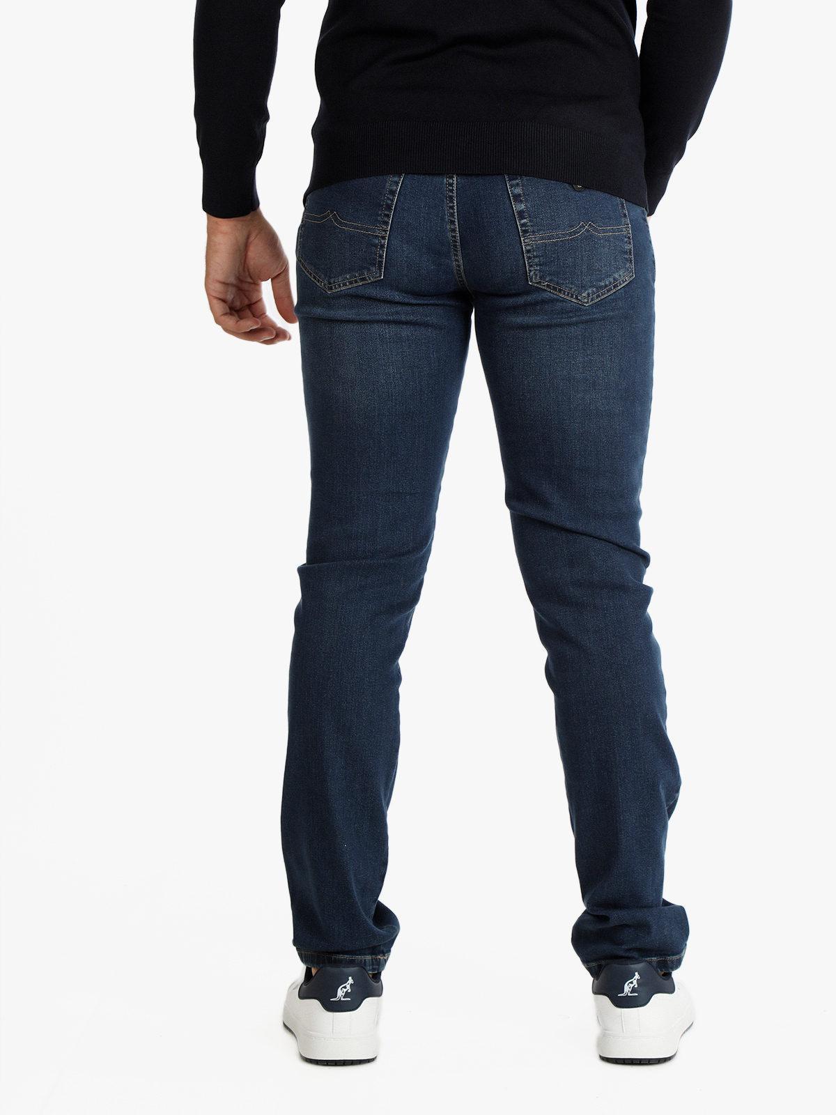 wampum jeans linea giovane sabbiato sus base scura blu - foto 3