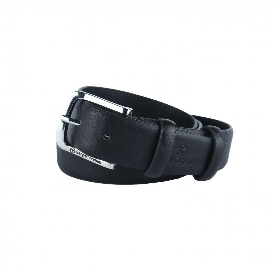 Cintura uomo nero Sergio Tacchini