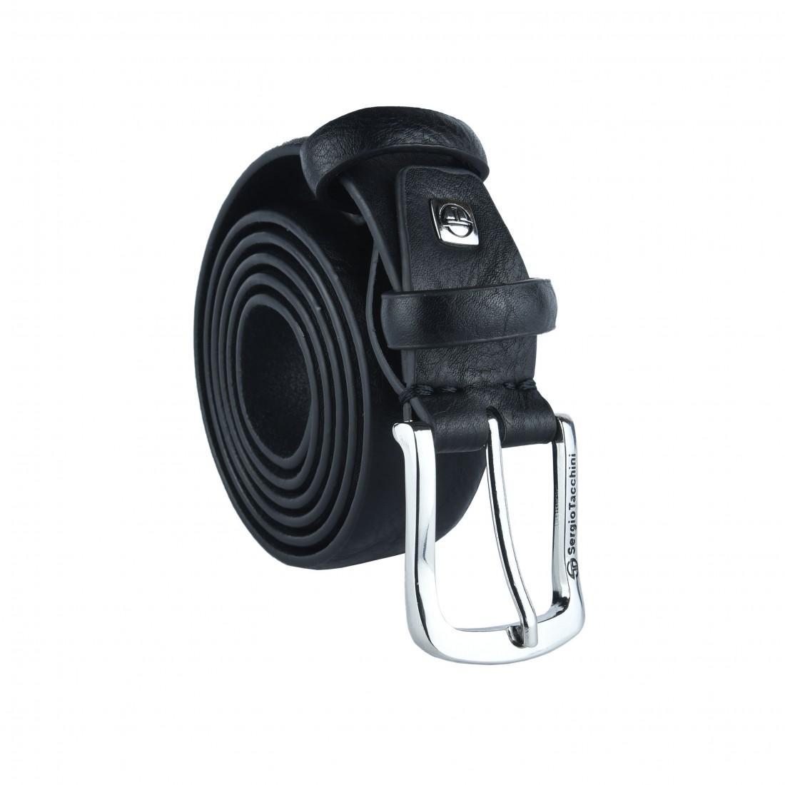 Cintura uomo nero Sergio Tacchini