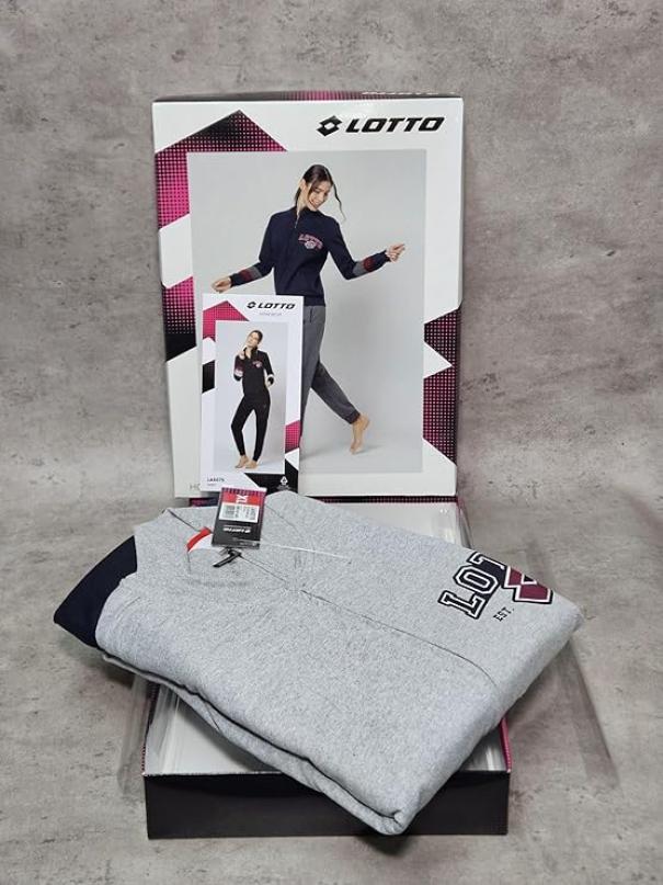 Tuta donna Lotto homewear caldo cotone Grigio