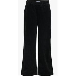 Manuela pantalone velluto coste palazzo nero