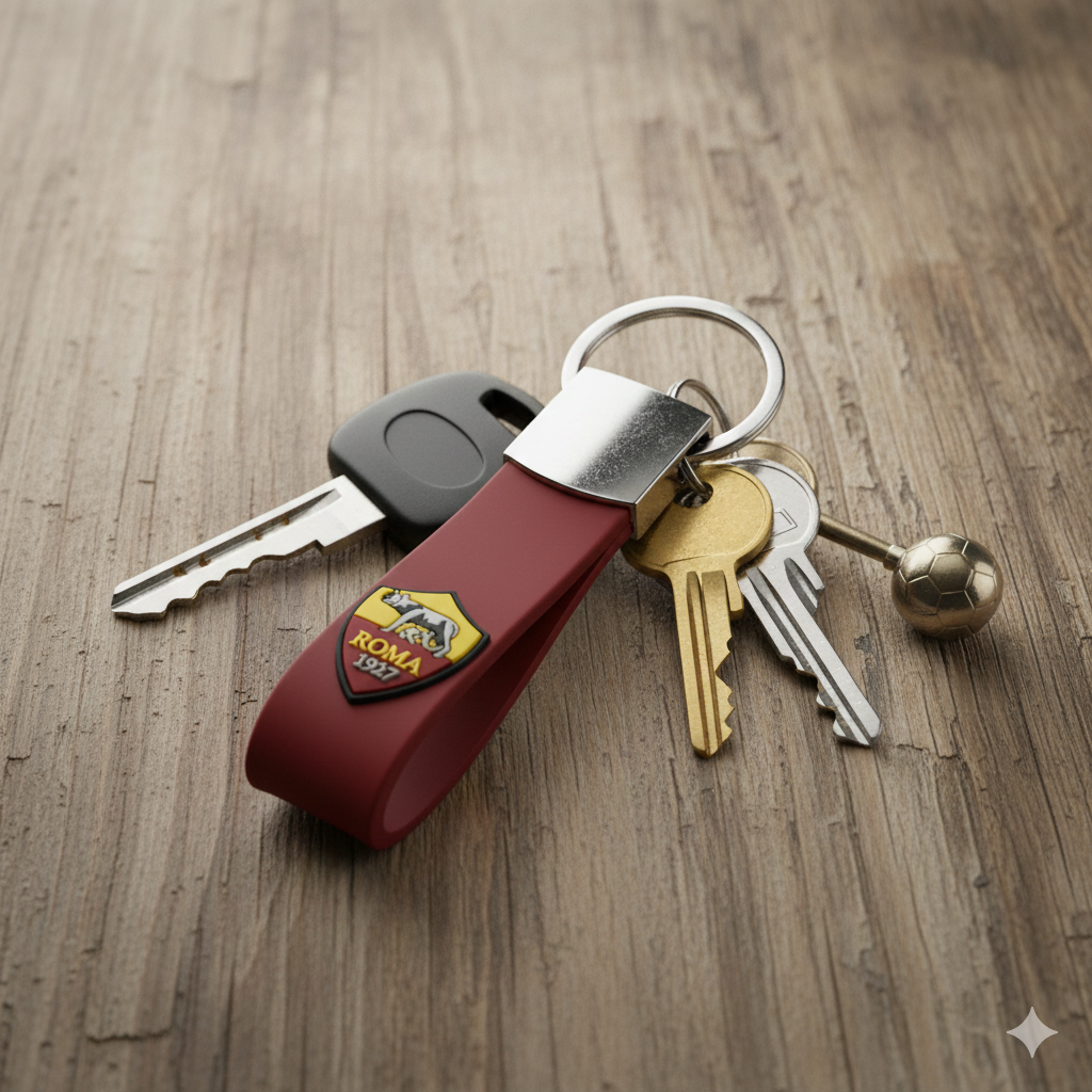 Portachiavi in metallo compatibile con Roma
