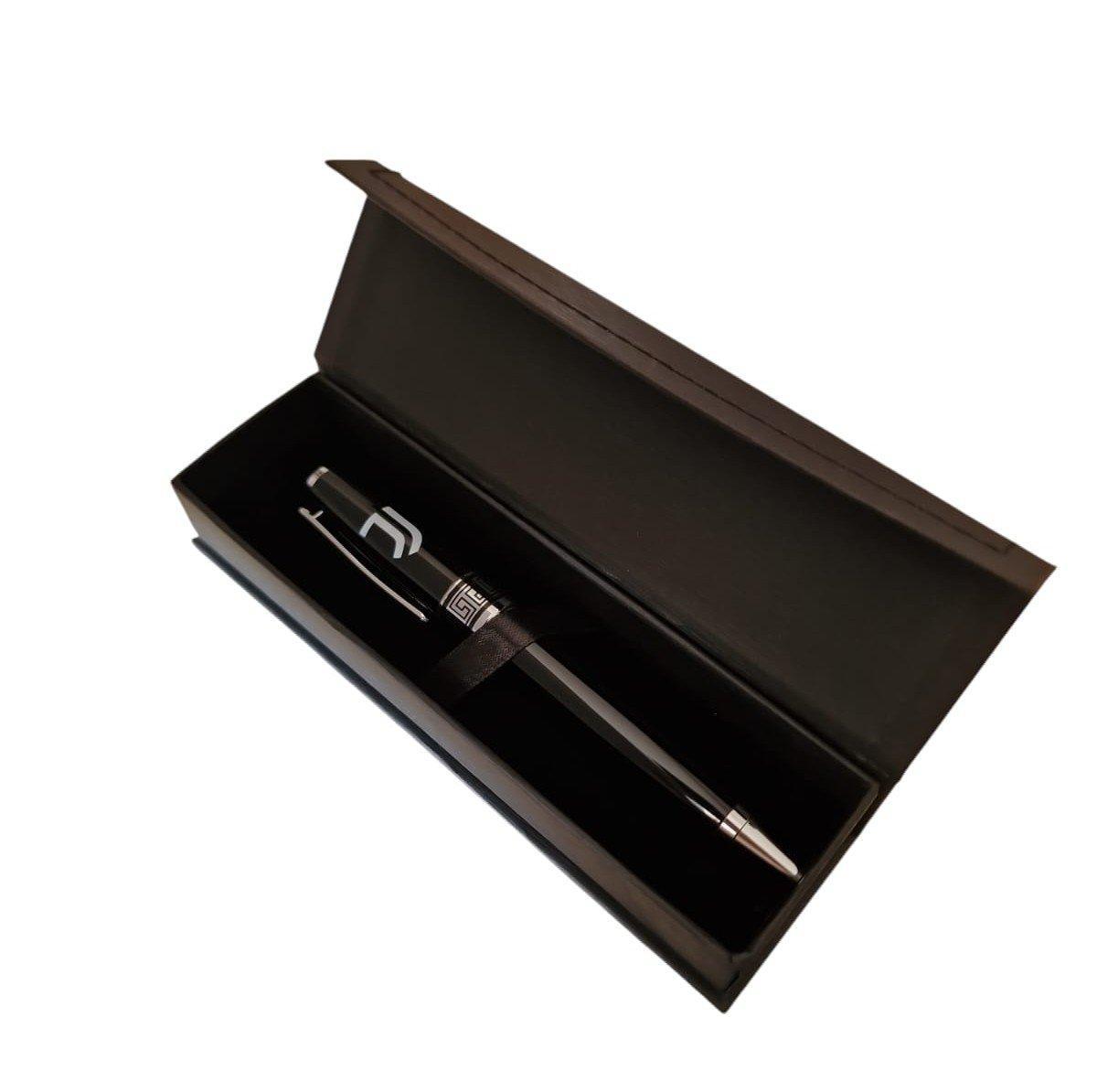 Confezione con penna in ottone compatibile con Juventus