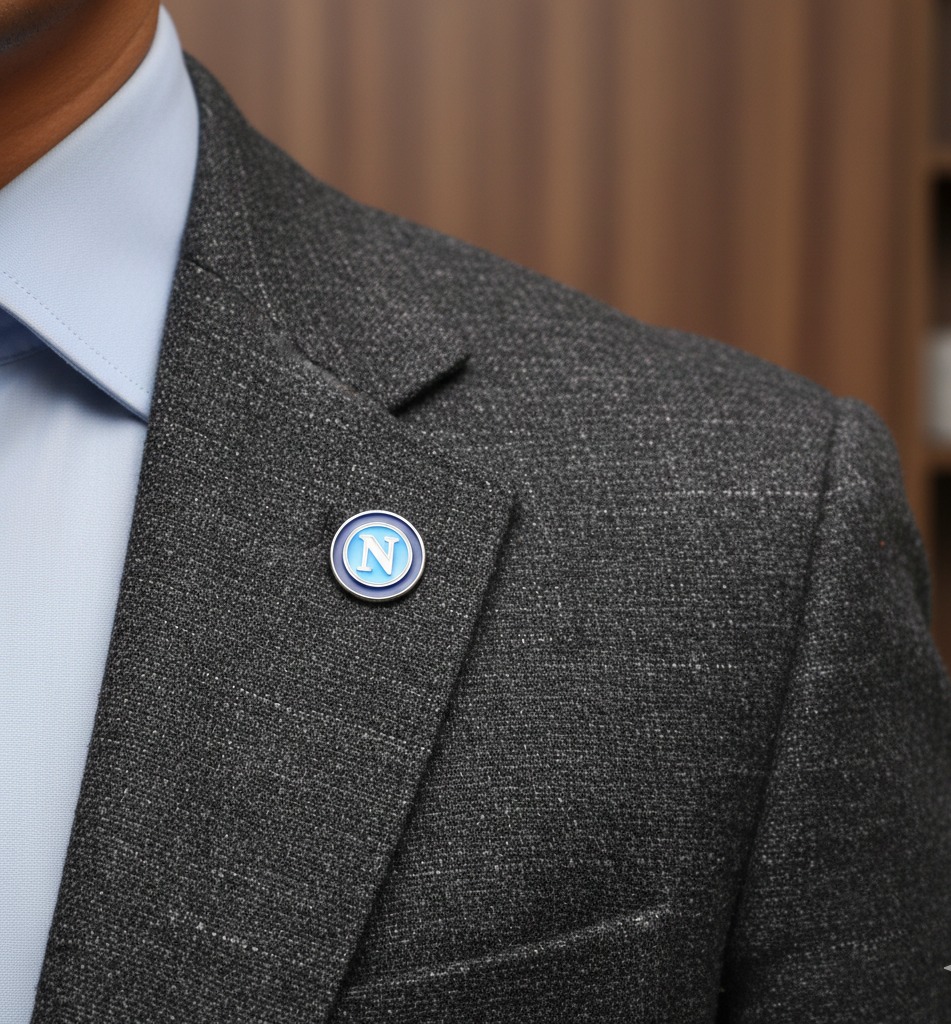 Spilla distintivo Napoli Calcio