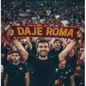 Sciarpa tifoso da stadio compatibile con roma