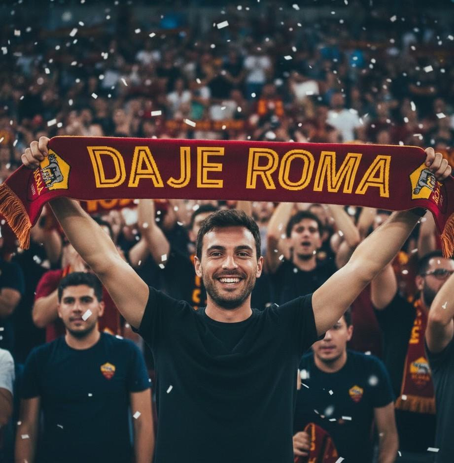 Sciarpa tifoso da stadio compatibile con Roma