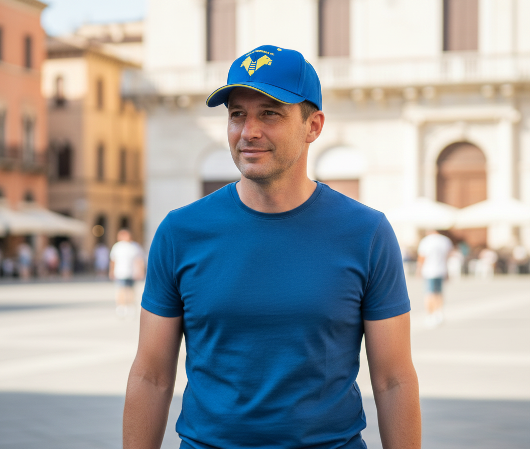 Cappellino baseball Hellas Verona blu