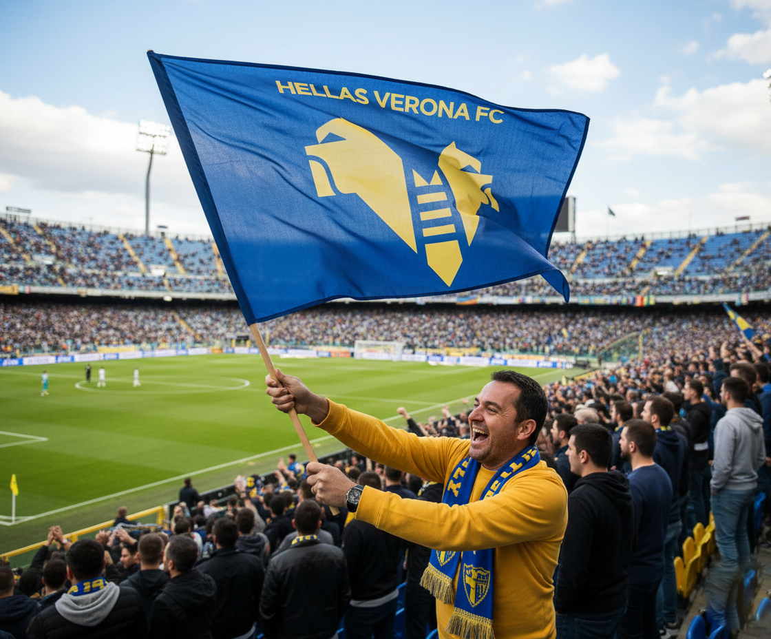 Bandiera grande Hellas Verona