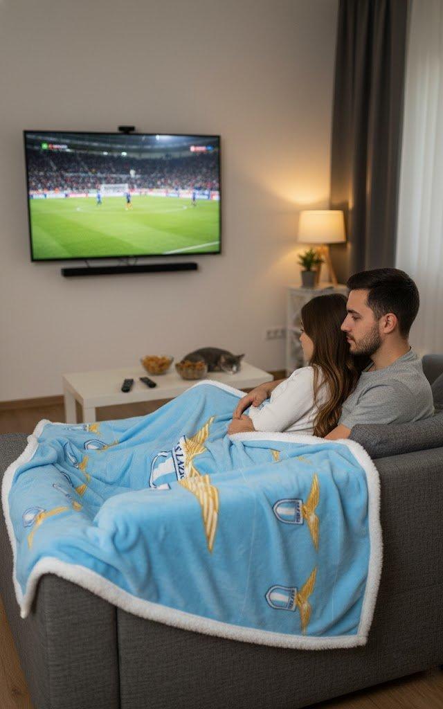 Plaid agnellato Lazio 100x150cm