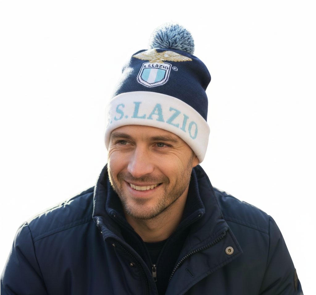 Zuccotto pon pon adulto Lazio Calcio