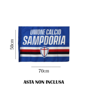 Bandiera da stadio 50x70 compatibile con sampdoria