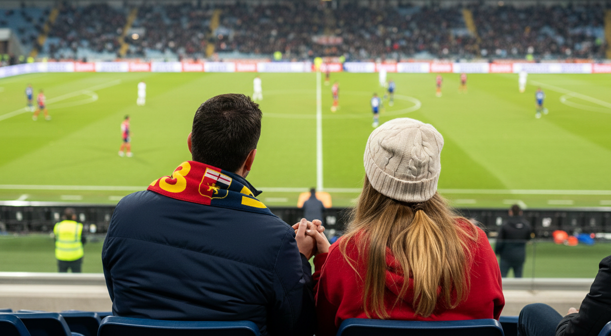 Sciarpa tifoso da stadio compatibile con Genoa