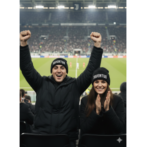 Zuccotto adulto a coste compatibile con juventus