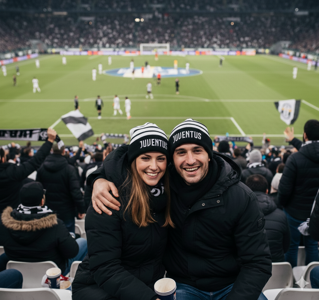 Zuccotto adulto compatibile con Juventus