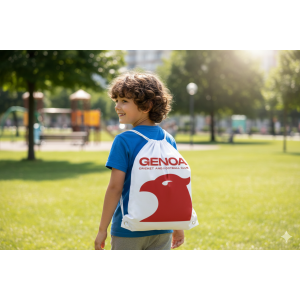 Sacca sportiva compatibile con genoa bianco