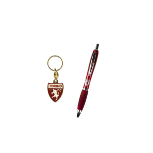 Set portachiavi penna torino calcio
