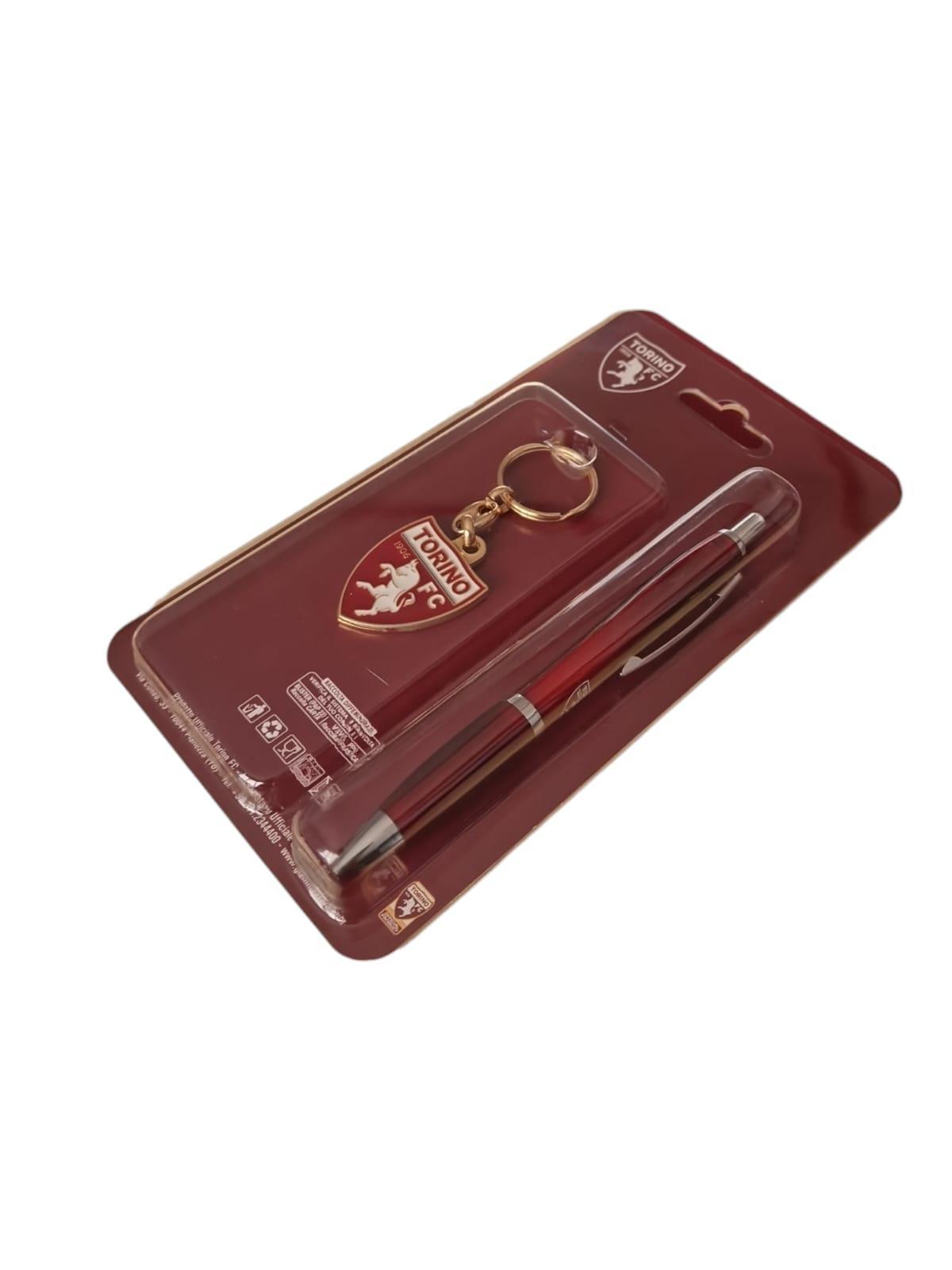 Torino set penna e portachiavi