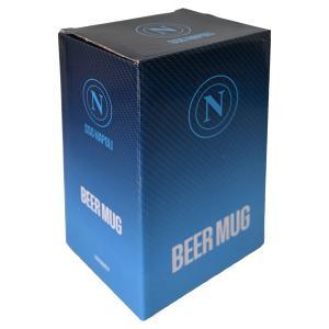 Boccale di vetro da birra 680ml compatibile con napoli calcio