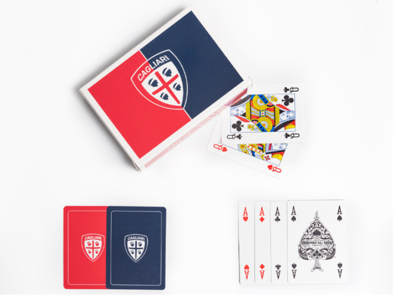 Carte da gioco compatibile con Cagliari Calcio