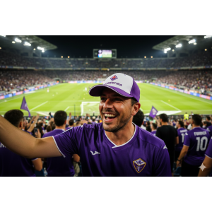 Berretto adulto compatibile con fiorentina