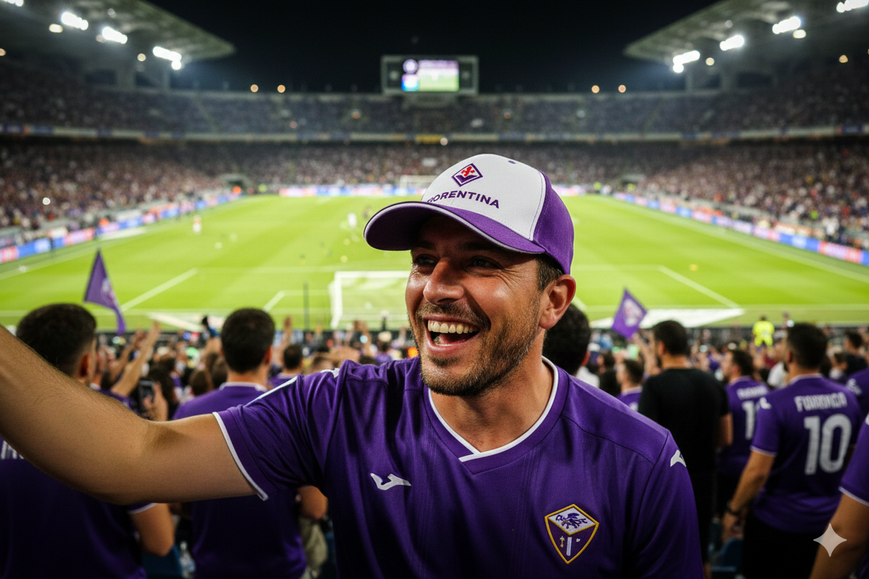 generico berretto adulto compatibile con fiorentina - foto 2