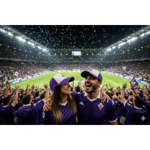 Berretto adulto compatibile con fiorentina