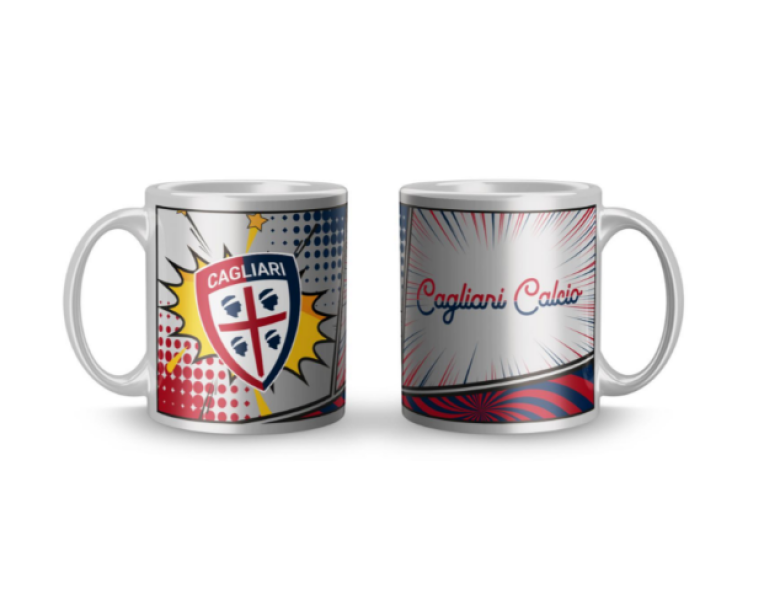 Tazza mug compatibile con Cagliari Calcio Comics