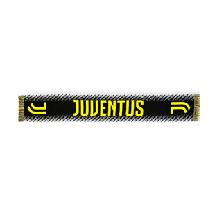 Juventus sciarpa jacquard stemma giallo