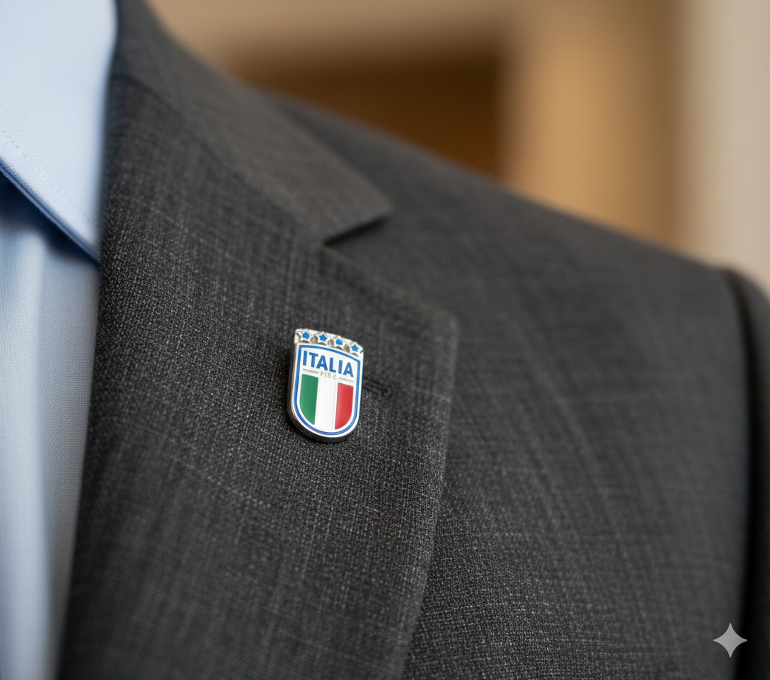 Spilla distintivo Italia FIGC
