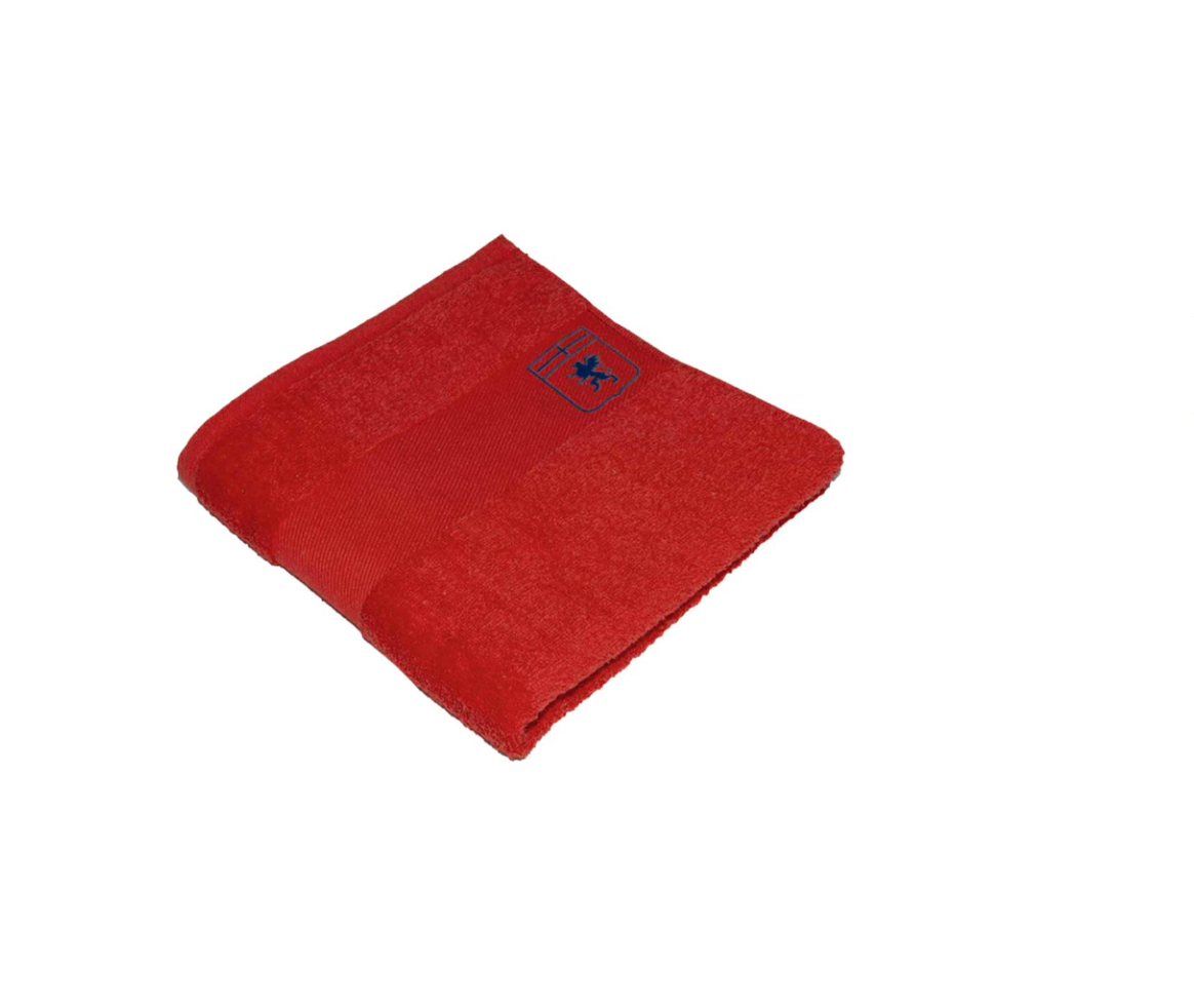 Asciugamano in spugna compatibile con Genoa Calcio