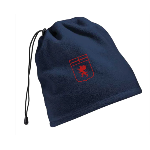 Genoa scaldacollo pile con ricamo