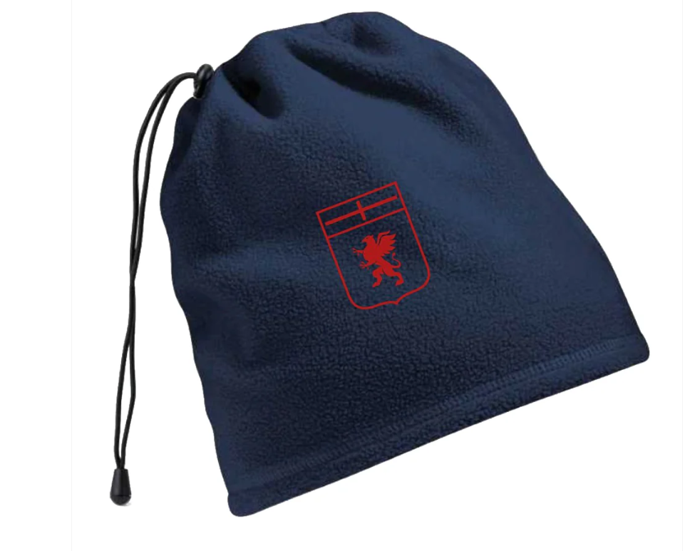 mp genoa scaldacollo pile con ricamo - foto 1