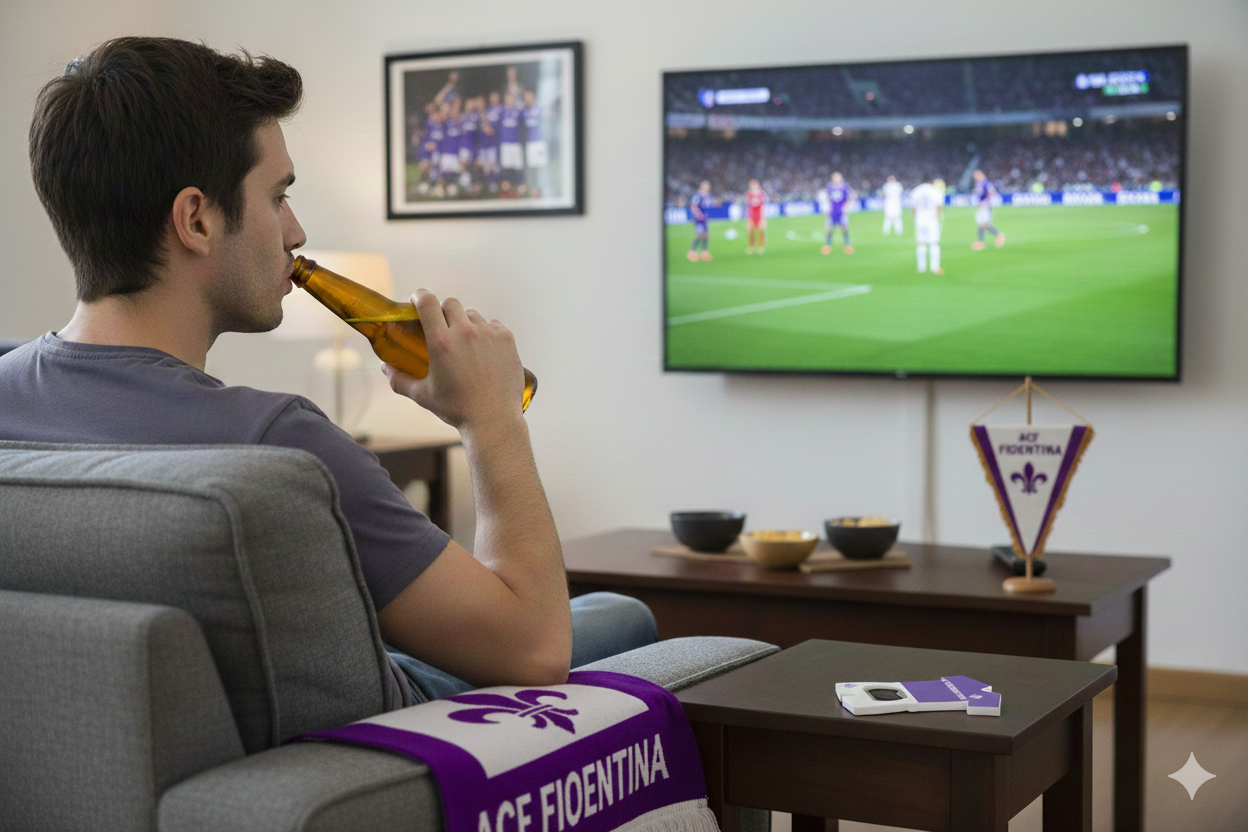 Apribottiglie divisa compatibile con Fiorentina Calcio