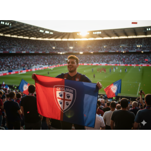 Bandiera grande compatibile con cagliari calcio