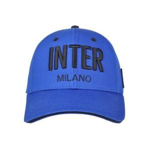 Cap cappellino da baseball, blu-logo ricamato, taglia unica unisex-adulto