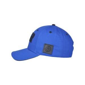 Cap cappellino da baseball, blu-logo ricamato, taglia unica unisex-adulto
