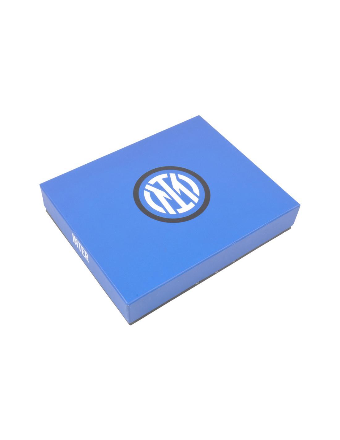 Portafoglio in pelle compatibile con Inter