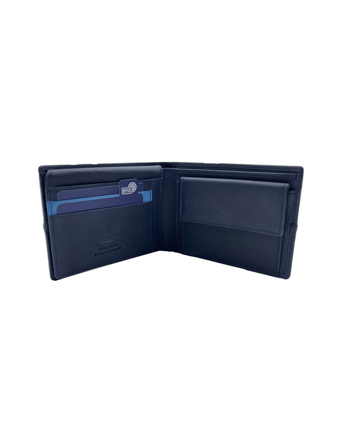 Portafoglio in pelle compatibile con Napoli